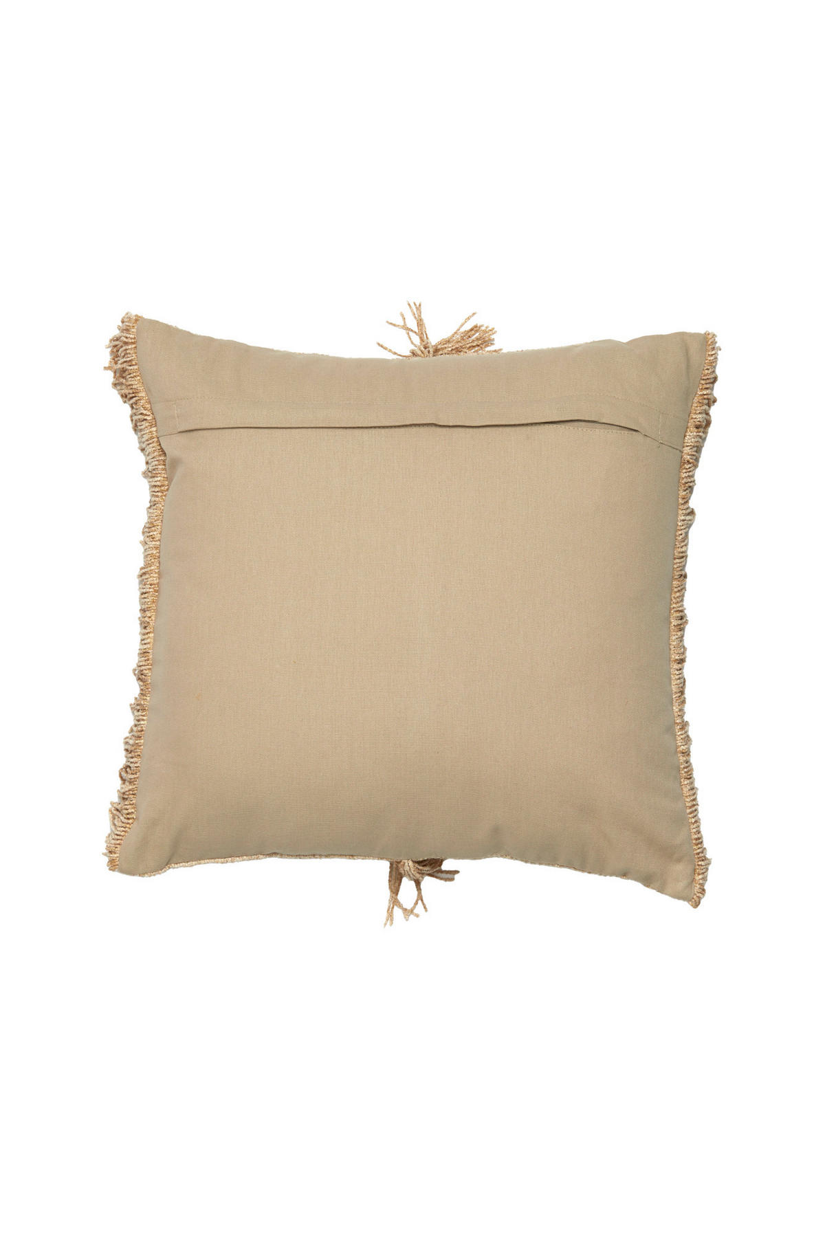 DEKOKISSEN Luani Weiß 45/45/10 cm - Beige, Textil (45/45cm) - Light & Living