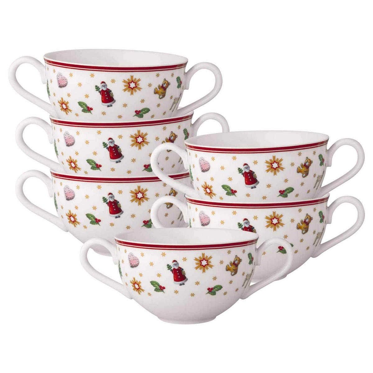 SUPPENTASSEN Toy's Delight bunt 250 ml 6er Set - Multicolor, Keramik (0.25L) - Villeroy & Boch
