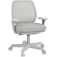 DREHSTUHL 55/82,5-94,5/48 cm Grau aus Polyester höhenverstellbar - Grau, Kunststoff (48/94.5/55cm) - OKMYHOME