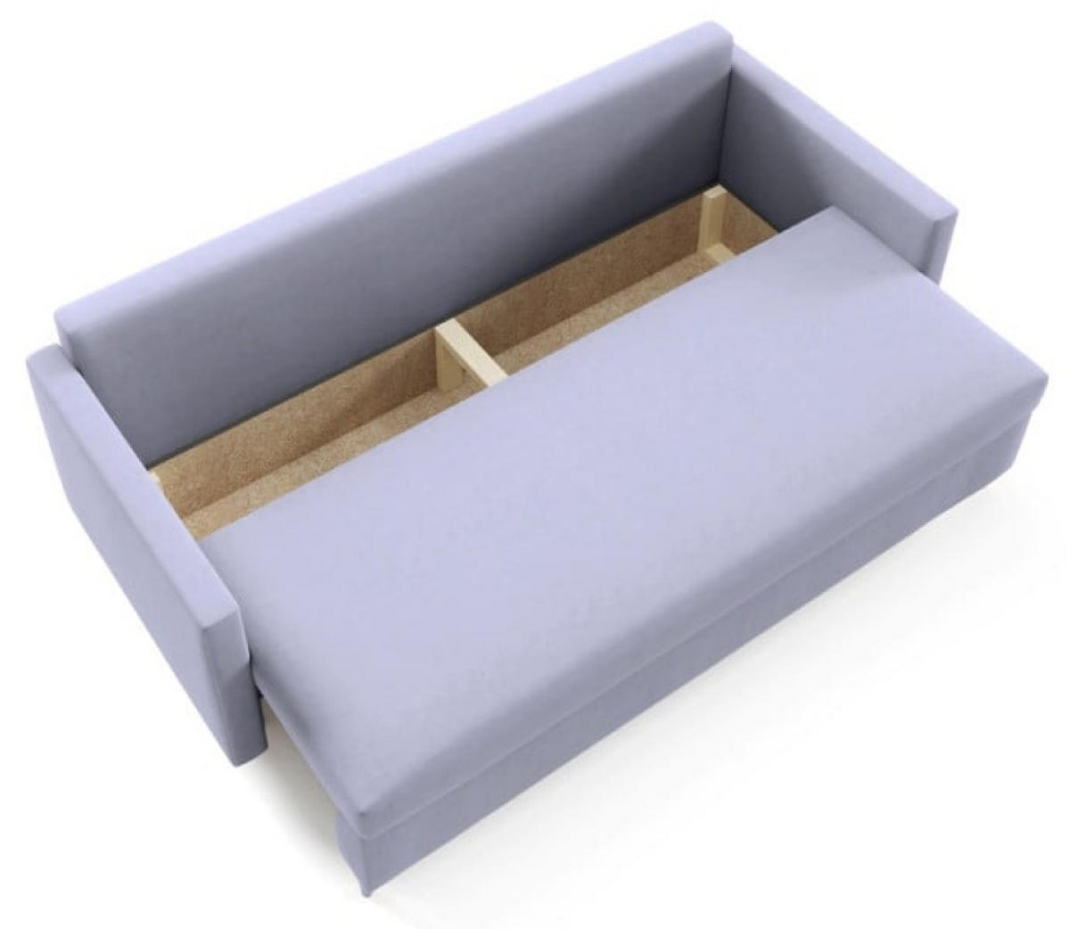 SOFA Hellgrau ARO Mit Schlaffunktion - Grau, Textil (217/100/87cm) - Sepro Meble
