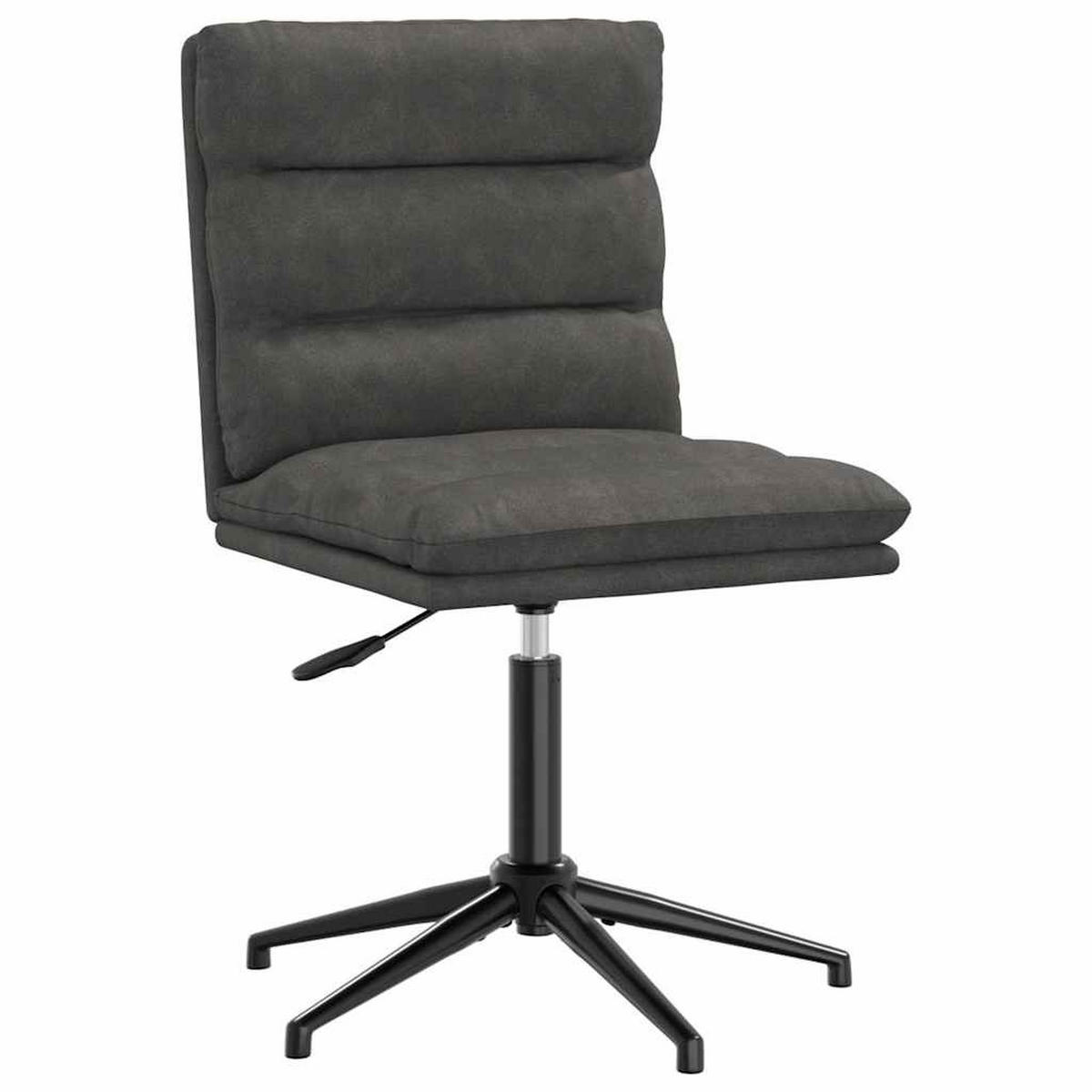 STUHL-SET 2 Stk Korngrafenhain 44/84/50 cm - Schwarz, Leder (44/84/50cm) - ZMH