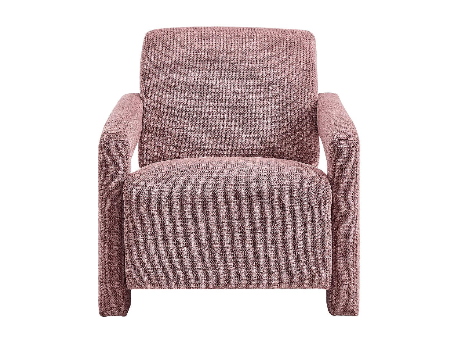 SESSEL mit gerader Rückenlehne - 1 Person - Stoff - Rosa - - Pink, Textil (65/71/83cm) - Vente-Unique