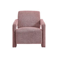 SESSEL mit gerader Rückenlehne - 1 Person - Stoff - Rosa - - Pink, Textil (65/71/83cm) - Vente-Unique