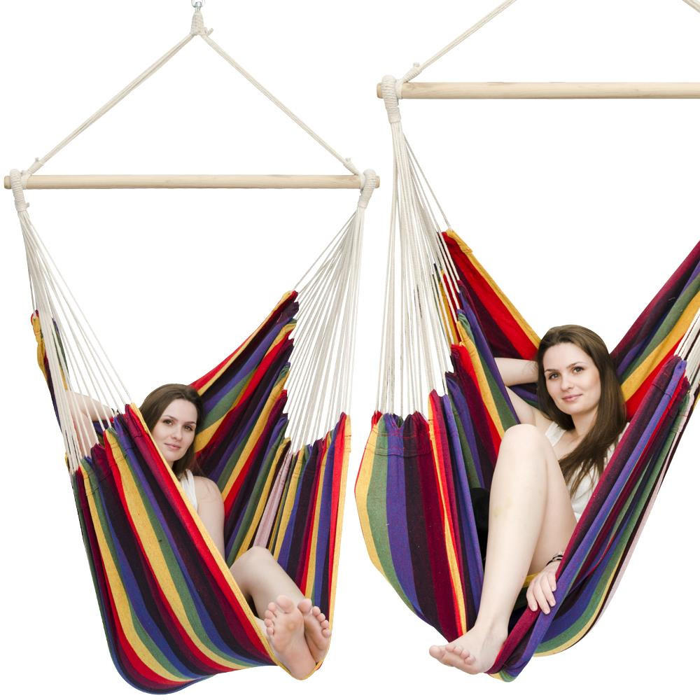 XXL HÄNGESESSEL 185/130 cm Belastbar bis 150 kg Multicolor - Multicolor, Textil (130/155/185cm) - Amanka