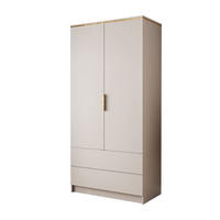 KLEIDERSCHRANK AURORA KASCHMIR 2D2S mit Schubladen - Kaschmir, Holzwerkstoff (100/210/57cm) - Lookway