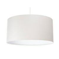 HÄNGELEUCHTE Weiß 60/30 cm - Beige/Weiß, Kunststoff (60/1.1/30cm) - ONZENO