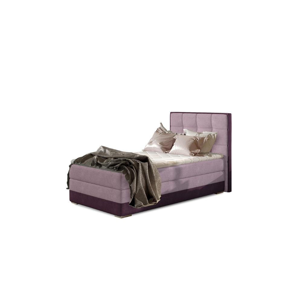 BOXBETT Aster 90x200 cm Bonellfederkern inkl - Flieder, Holz/Textil (90/200cm) - Best For Home