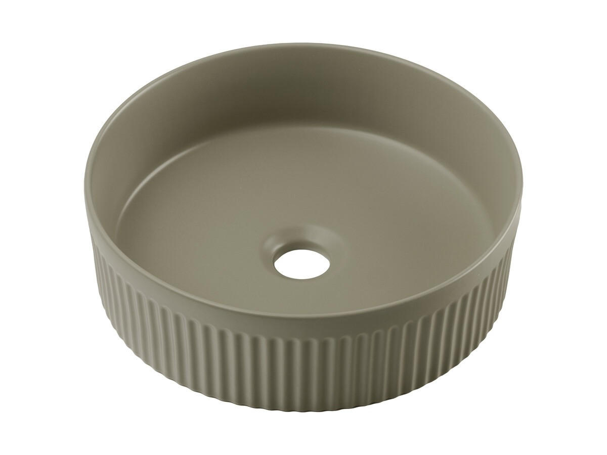 WASCHTISCHKOMBI 60 cm 3Teile - Nordic Cremona N BM399 in Cremona-Eiche/Dunkelgrün - Dunkelgrün/Eichefarben, Holz/Keramik (36/36/12cm)