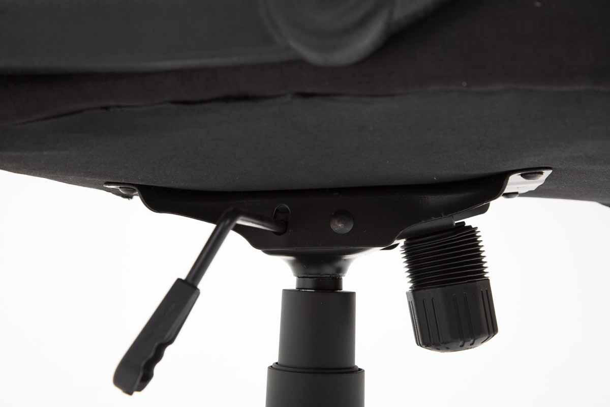 DREHSTUHL Stoff Schwarz - Schwarz, Kunststoff/Textil (66/106/70cm) - CLP