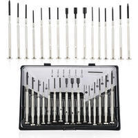 SCHRAUBENDREHER-SET – 16-in-1 – zur Reparatur von Brillen und Uhren - Silberfarben, Metall (13.5/21/1cm) - DCA
