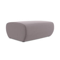 POUF Samt Stoff Violett - Lila/Flieder, Kunststoff/Textil (102/40/62cm) - Makamii