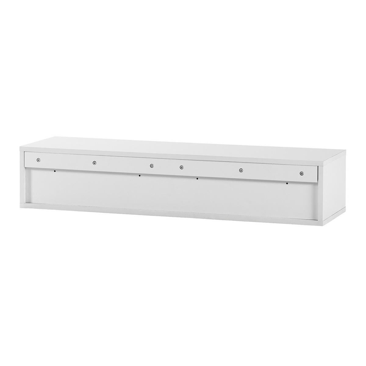 KONSOLENTISCH schwebender Auri 2 schubladen Weiß - Weiß, Holzwerkstoff (100/20/30cm) - VS Venta-stock