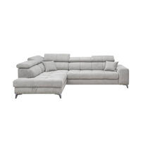 ECKSOFA mit elektrischer Wallaway-Funktion und vielseitigen Anpassungsmöglichkeiten - Taupe, Textil (282/198cm) - ed exciting design