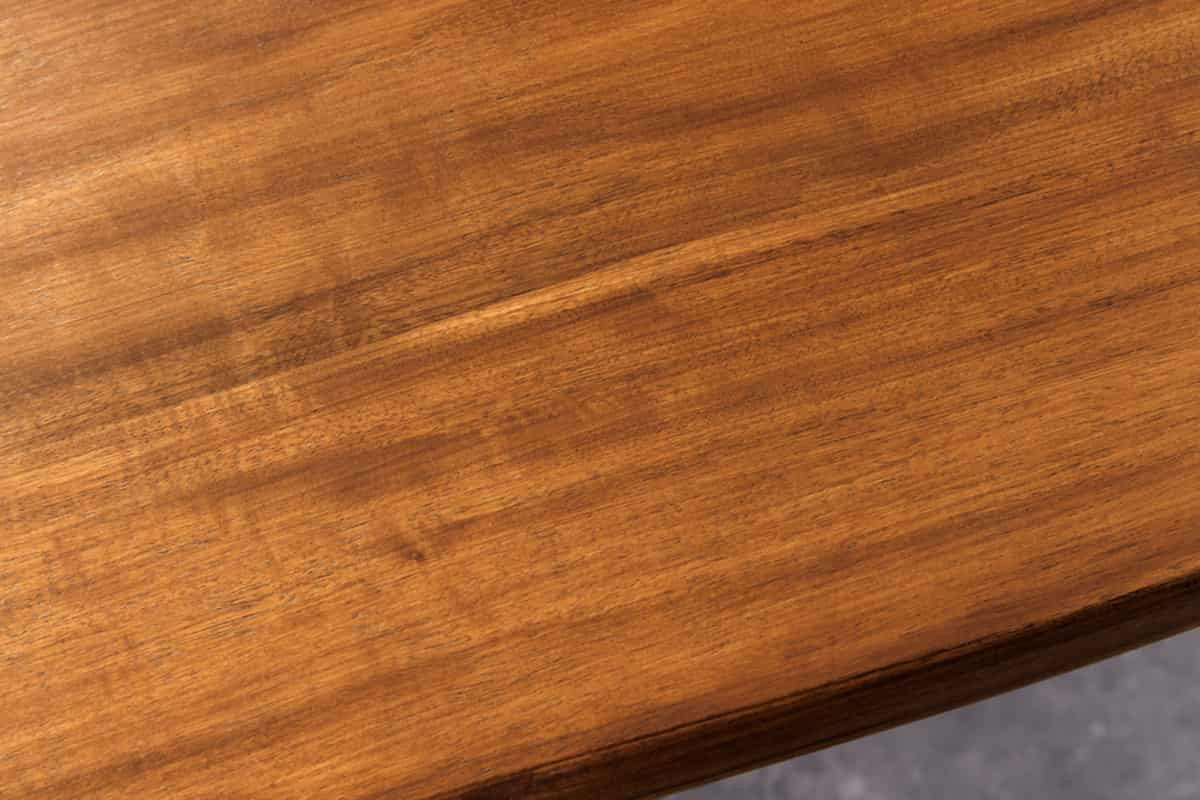 ESSTISCH GENESIS Akazie Braun 200cm - Schwarz/Braun, Holz/Metall (100/200/76cm) - riess-ambiente