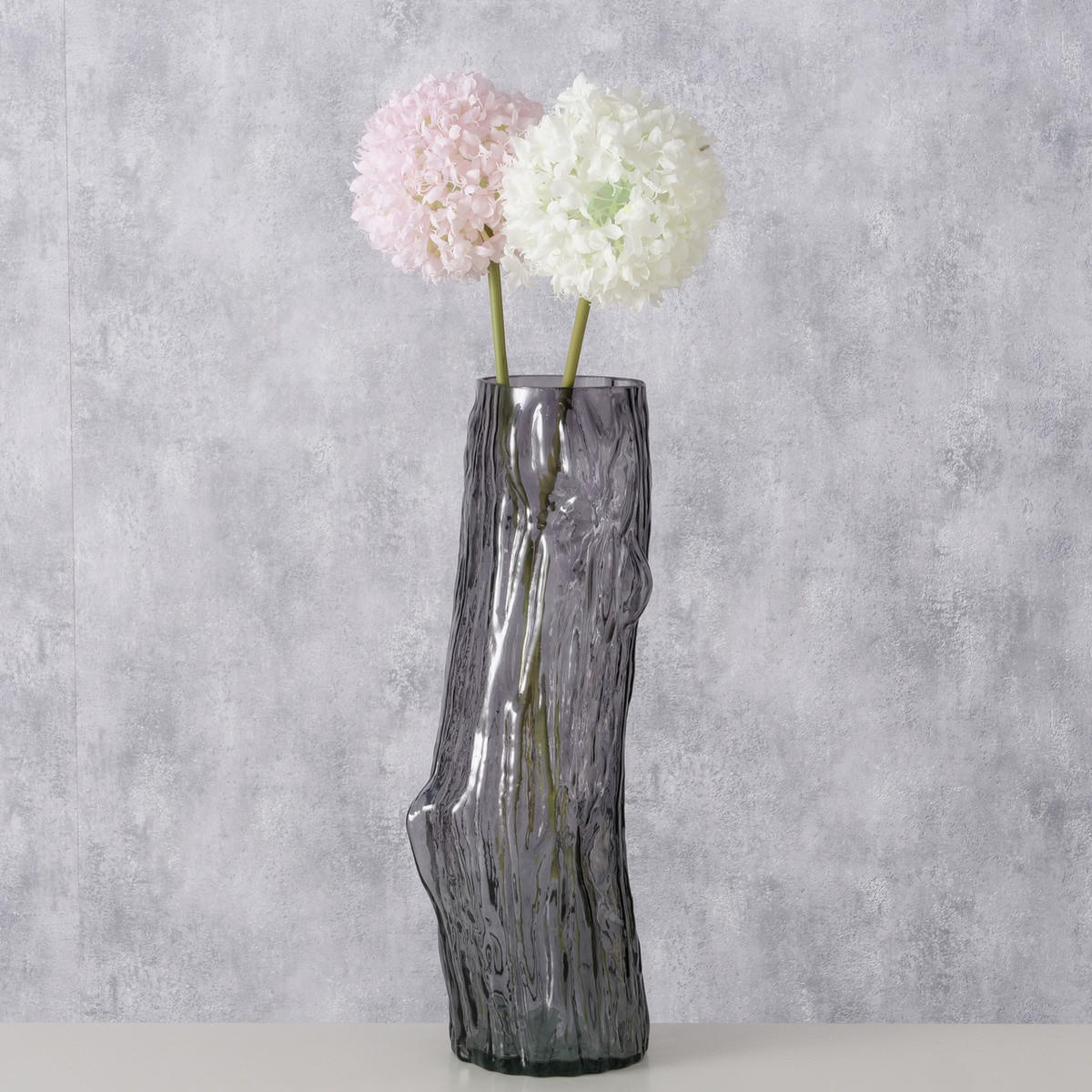 GLASVASE Astform Alberto 46,5 cm - Grau, Glas (16/46.5cm) - Boltze Home