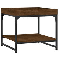 COUCHTISCH Braun Eichen-Optik 49,5x49,5x45 cm Holzwerkstoff - Braun, Holzwerkstoff (49.5/49.5/45cm) - furnicato