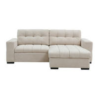 SCHLAFSOFA - 4 Personen - Stoff - Beige - Beige, Textil (248/92/156cm) - Vente-Unique