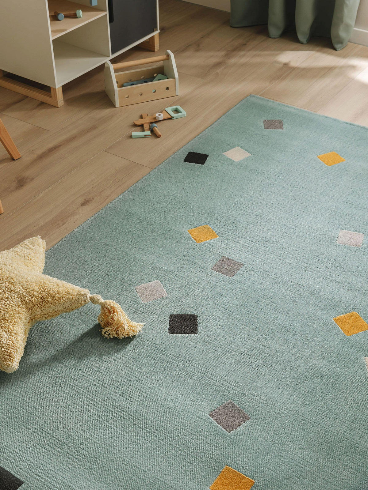 KINDERTEPPICH Juno Türkis 120x170 cm - Türkis, Textil (120/170cm) - Lytte