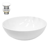 WASCHBECKEN - Weiß, Keramik (40/14.7/40cm) - LuxeBath