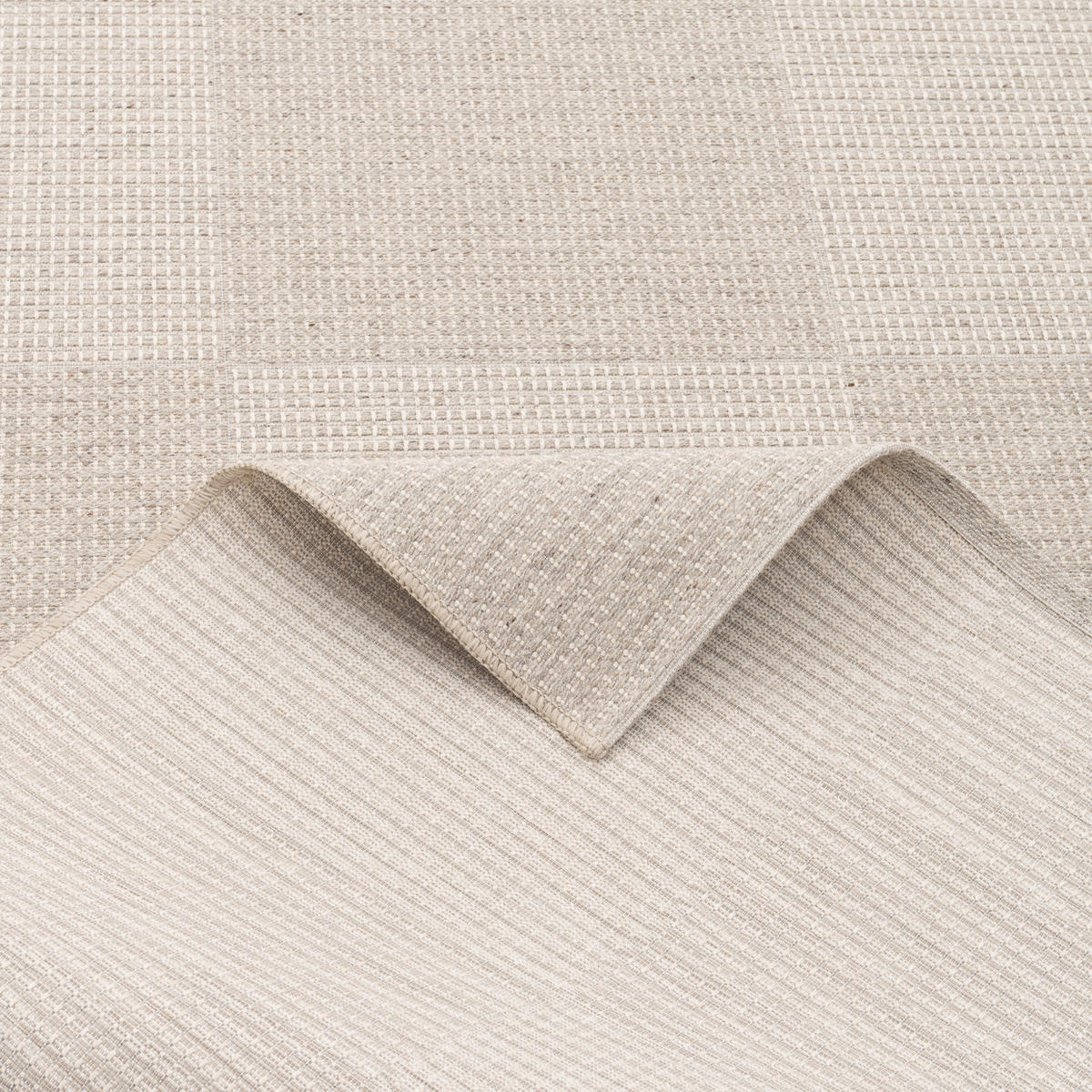 NATUR TEPPICH FLACHGEWEBE CASA KARO - Beige, Textil (80/150cm) - Pergamon