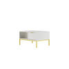 COUCHTISCH Austin 60/45,4/80 cm - Goldfarben/Weiß, Holzwerkstoff (80/60/45cm) - Kocot Kids