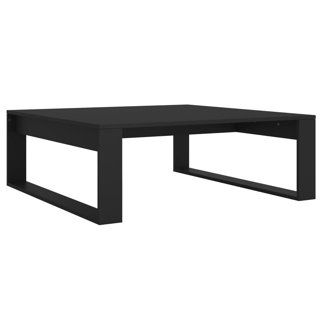 COUCHTISCH Schwarz 100x100x35 cm Holzwerkstoff - Schwarz, Holzwerkstoff (100/100/35cm) - furnicato