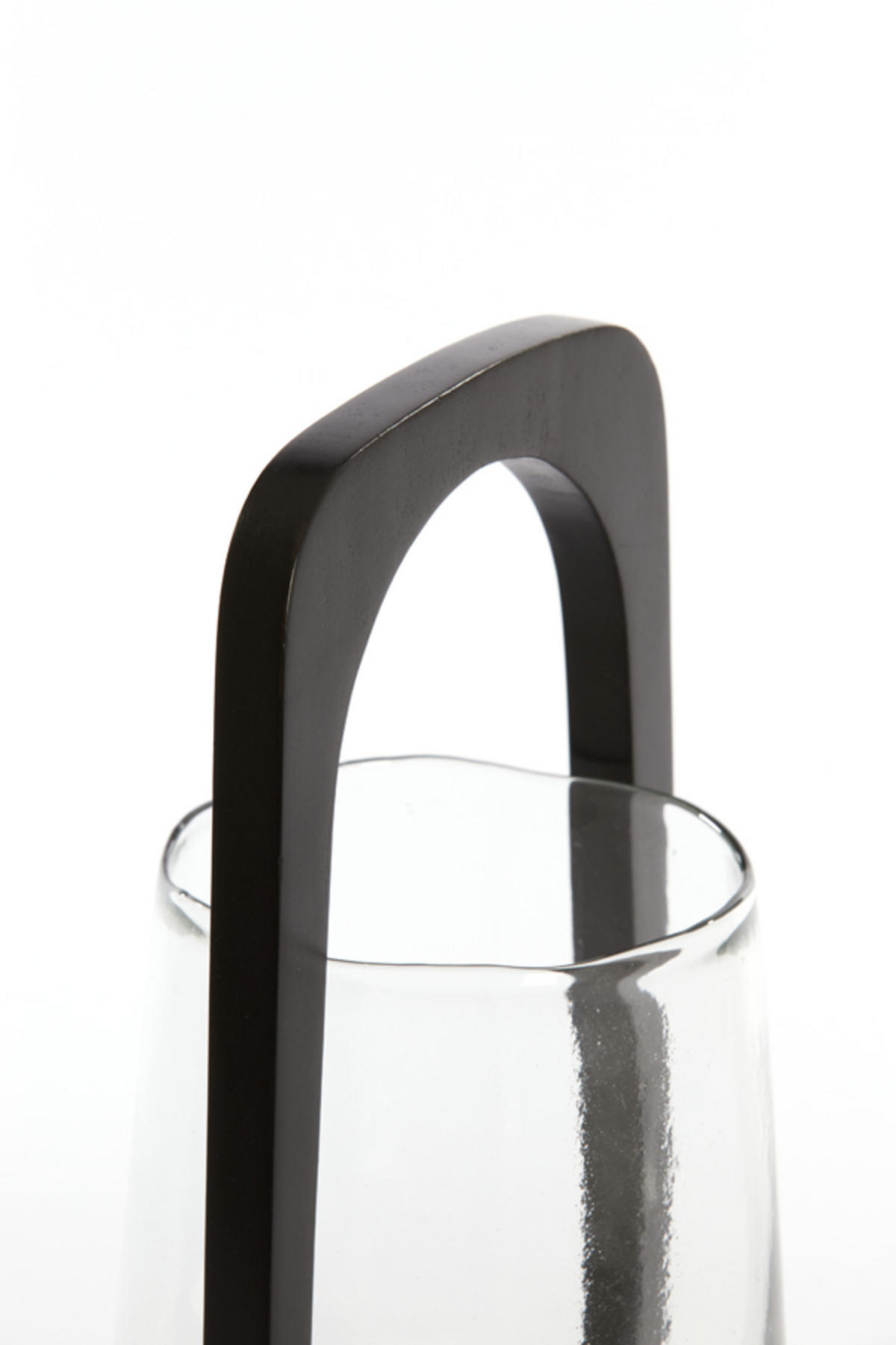 WINDLICHT Anosy Schwarz Ø21,5/35 cm - Schwarz, Holz (21.5/35/21.5cm) - Light & Living