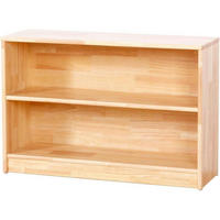 KINDERREGAL Spielzeugschrank Gummiholz 90 x 30 x 60 cm - Hellbraun, Holz (90/60/30cm)