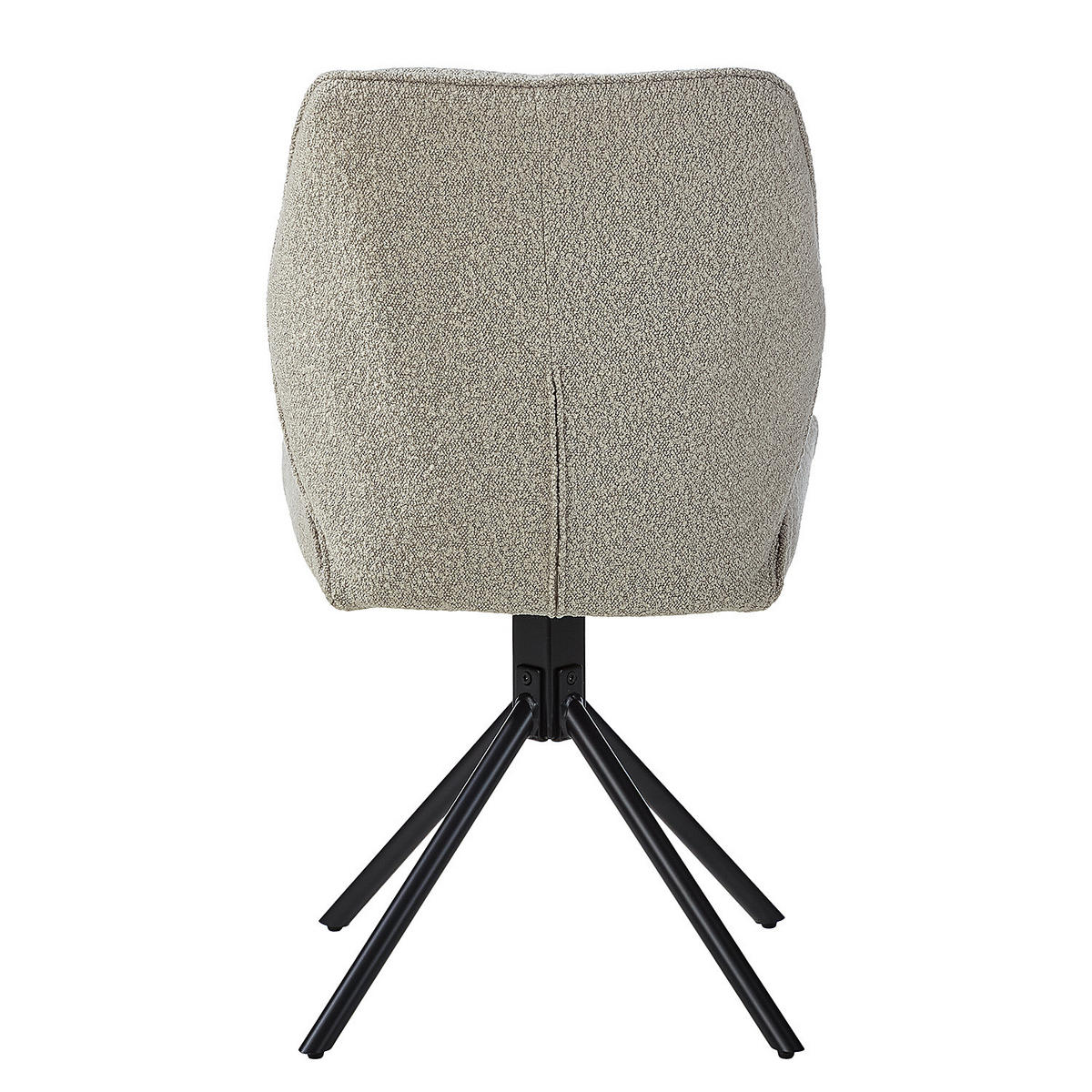 ESSZIMMERSTUHL 2er-Set - Grau - Bouclé - Buche - Eisen - 50 x 89 x 63 cm - Grau, Holz/Textil (50/89/63cm) - home24