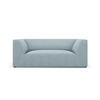 SOFA Ruby aus Cord hellblau 2 Sitzplätze - Hellblau, Textil (93/69/174cm) - Micadoni