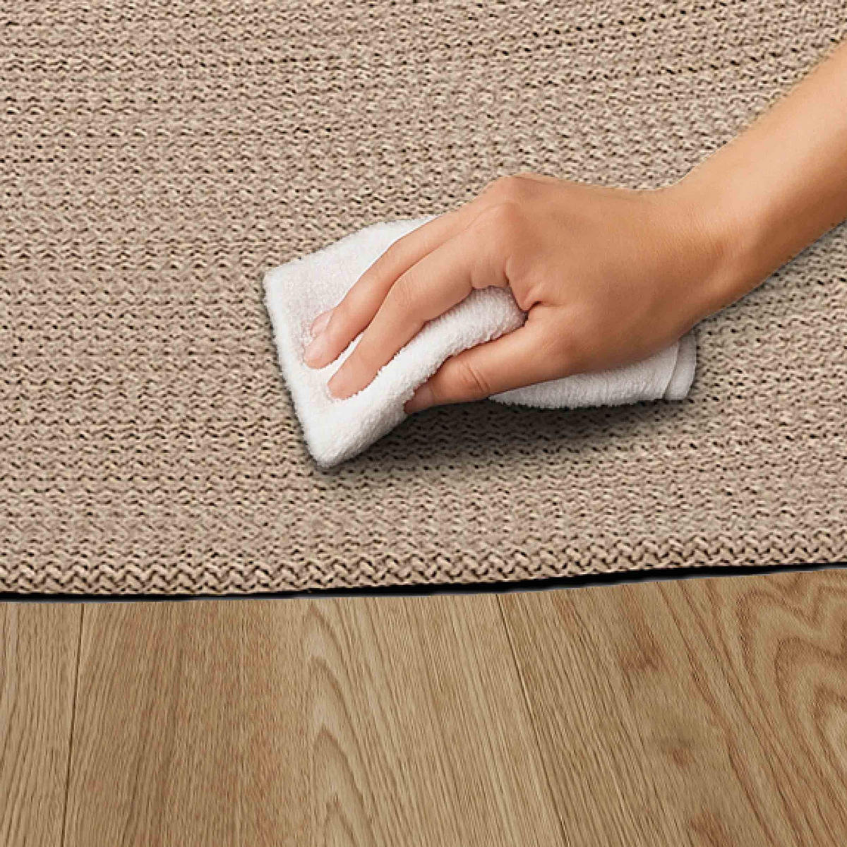 KURZFLORTEPPICH PARIS - Beige, Naturmaterialien/Kunststoff (150/150cm) - Astra