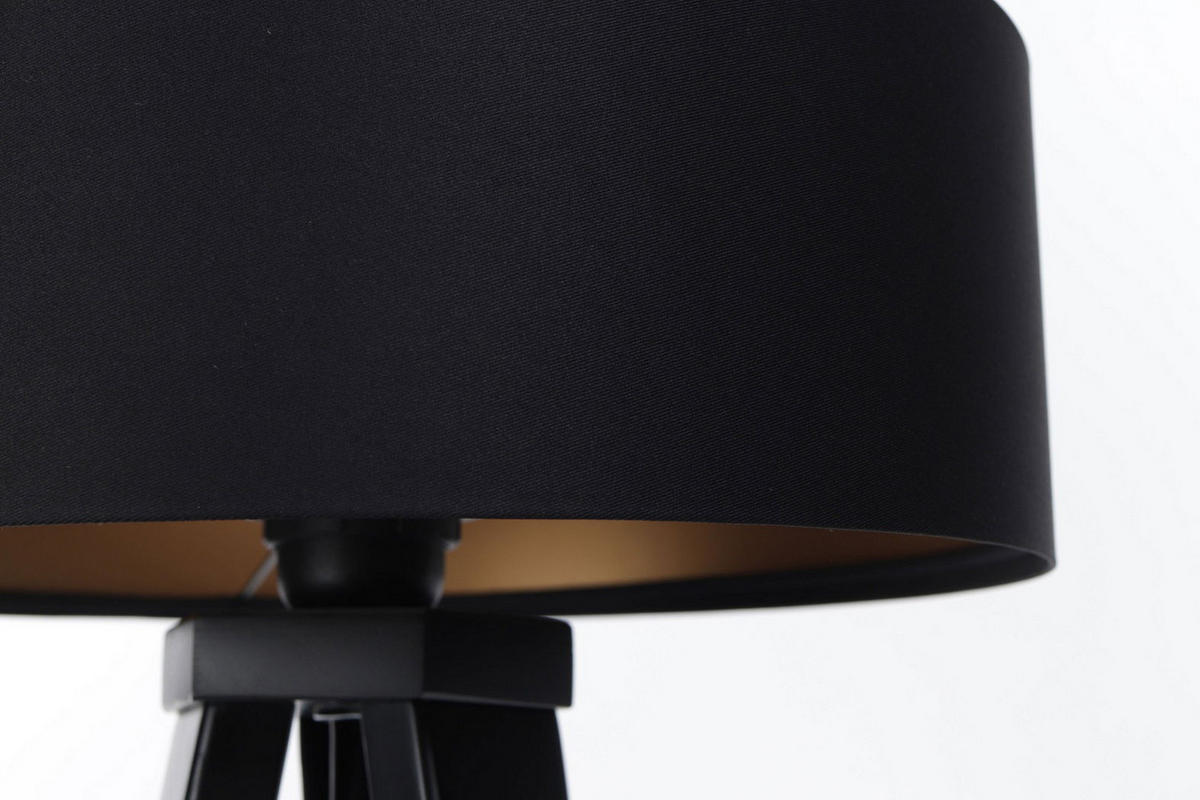 TISCHLAMPE Schwarz 30/45 cm - Braun, Kunststoff (30/0.7/45cm) - ONZENO