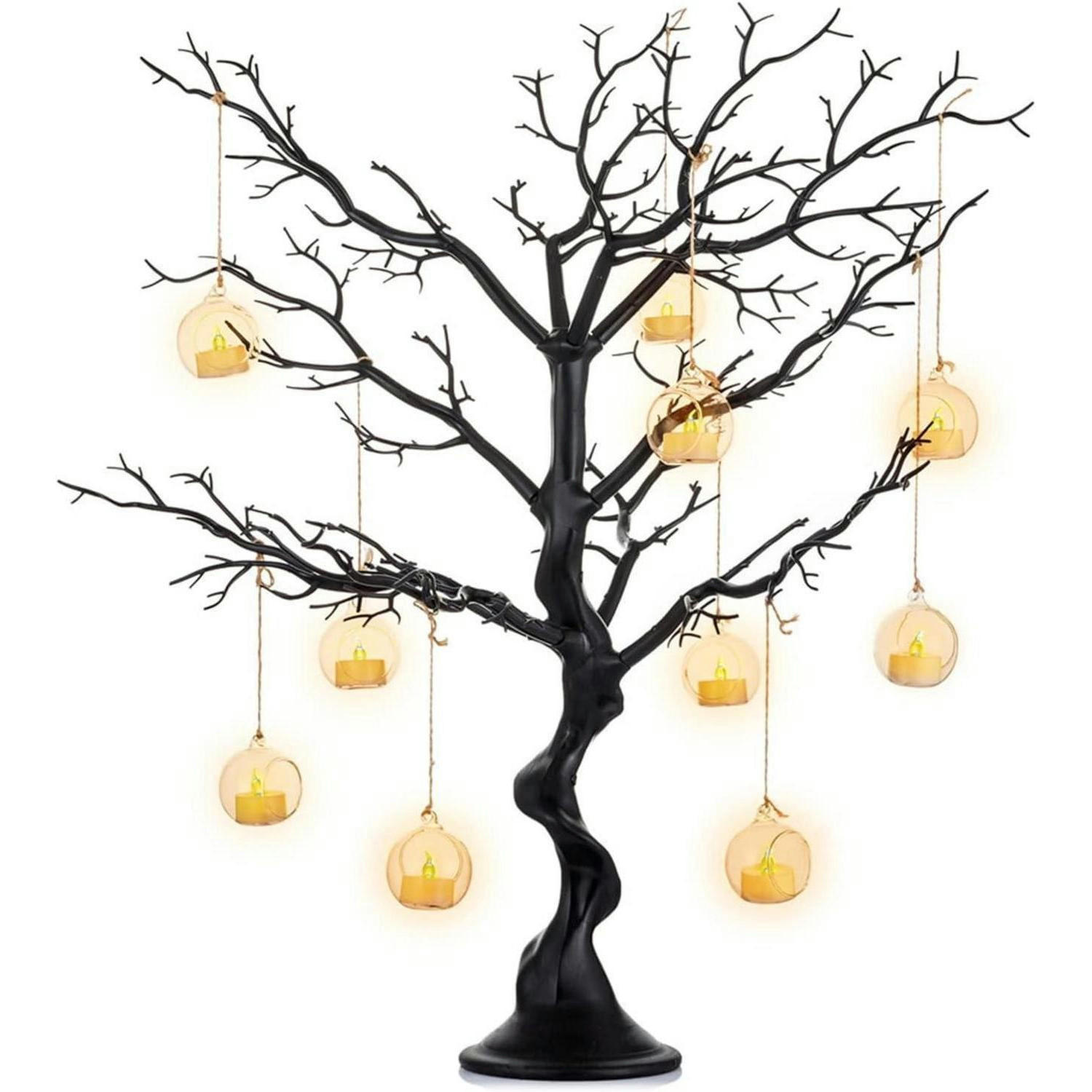 DEKO Baum Wunschbaum Schwarz 75 cm - Schwarz, Kunststoff (75cm)