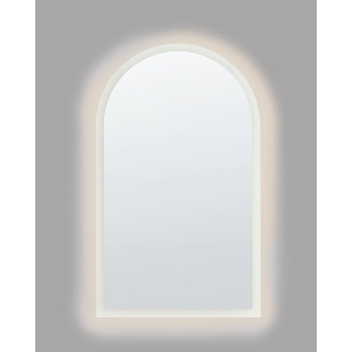 LED-BADEZIMMER-SPIEGEL 60/100 cm Grün Suin - Grün, Glas (60/100/2cm) - Beliani