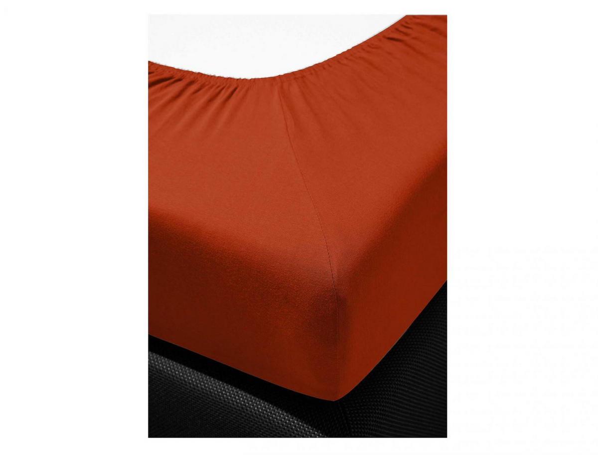 SPANNBETTTUCH MERKUR 0006 - Orange, Textil (100/200cm) - Irisette