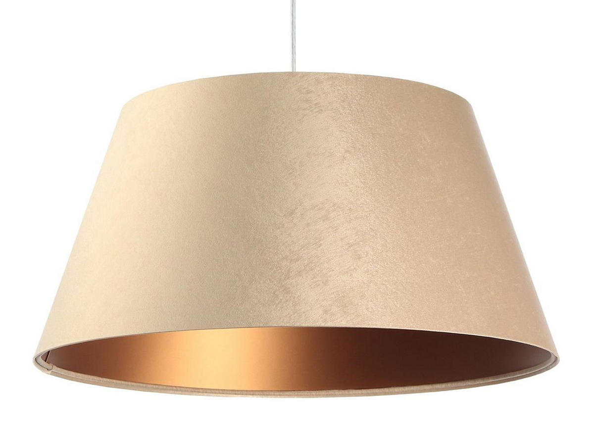 HÄNGELEUCHTE Kupfer 50/27 cm - Beige, Kunststoff (50/1.3/27cm) - ONZENO