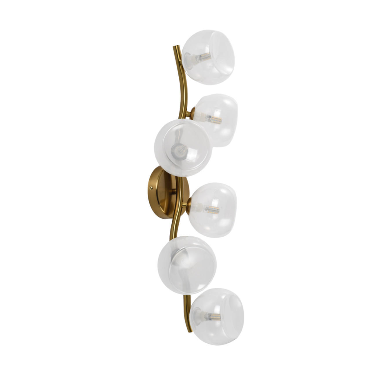 Kosilum Wandleuchte Messing 27x73x73 cm