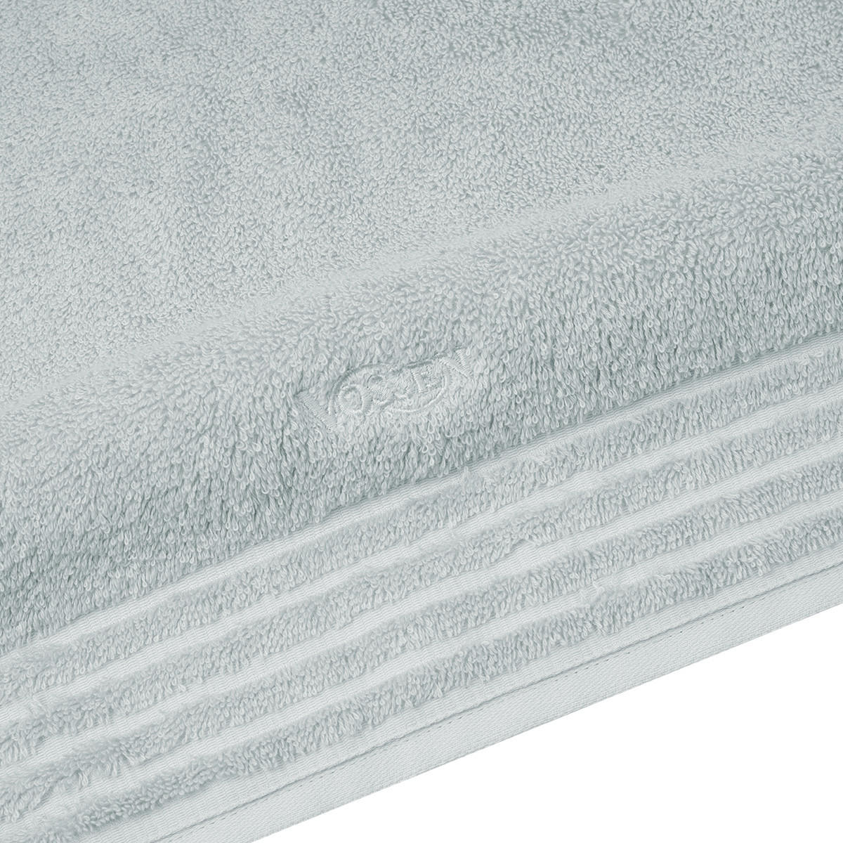 DUSCHTUCH Vienna Style Supersoft 2er-Set - Hellgrau, Textil (50/100cm) - Vossen