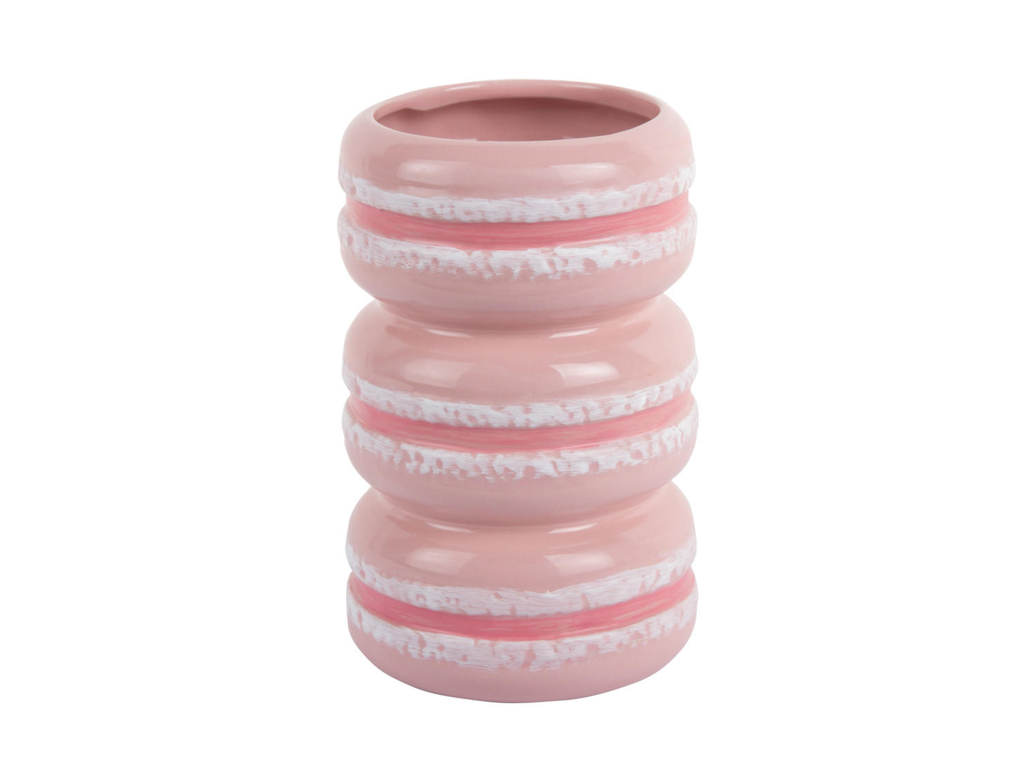 VASE Macaron - Rosa - 12/19,5 cm - Pink, Stein (9.3/19cm) - Present Time
