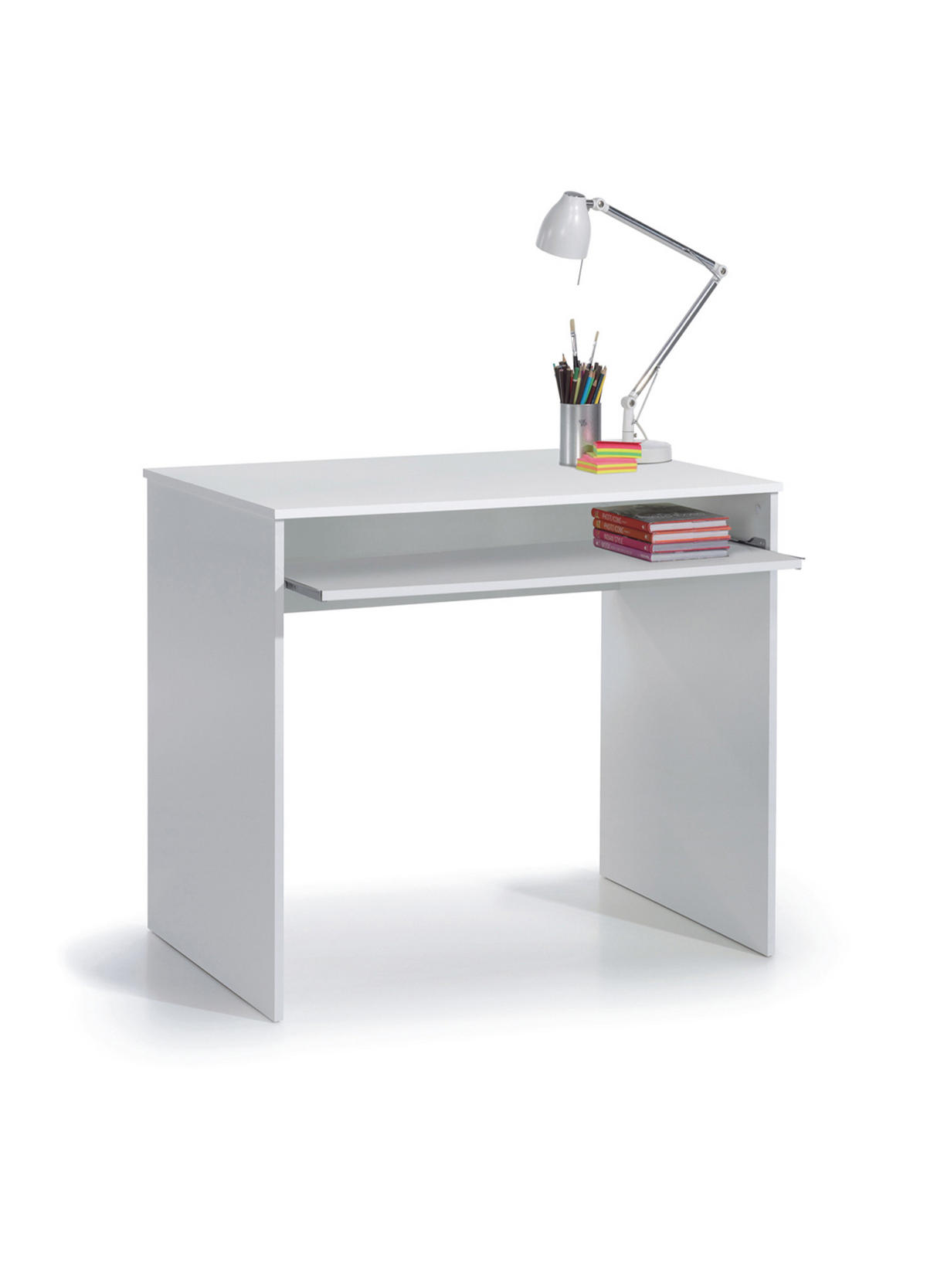 SCHREIBTISCH Weiß 54/79/90 cm - Weiß, Holzwerkstoff (54/79/90cm) - DMORA