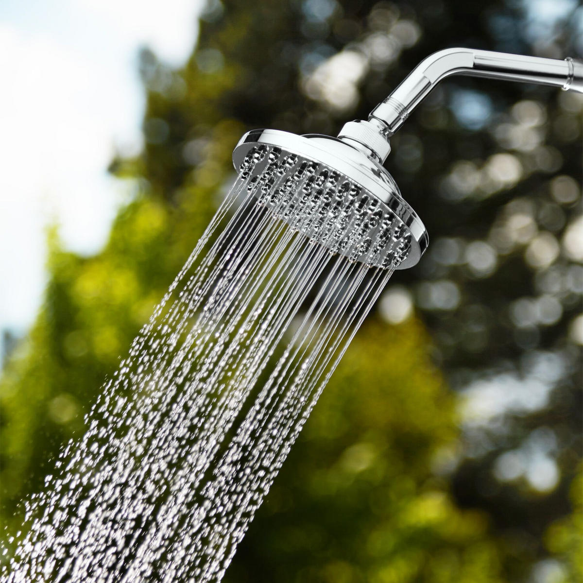 SOLARDUSCHE Orinoco,inklusive Wasserhahn,schwarz - Schwarz, Kunststoff (19.5/222/47cm) - tectake