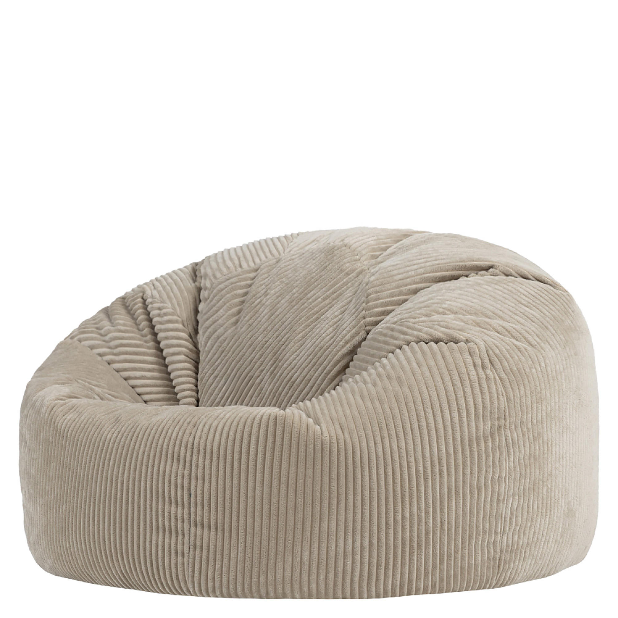 SITZSACK Cord Dalton XXL - Beige, Textil (92/52/92cm) - icon