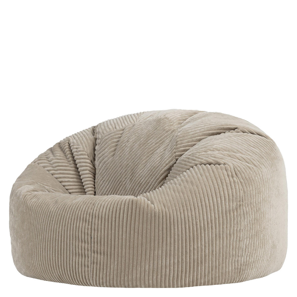 SITZSACK Cord Dalton XXL - Beige, Textil (92/52/92cm) - icon