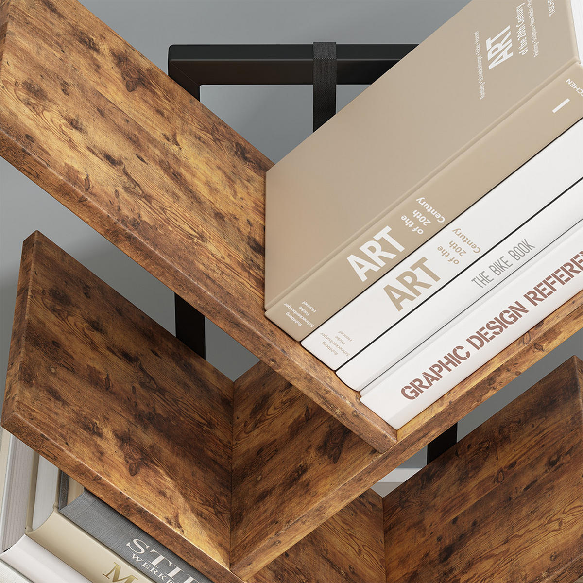 BÜCHERREGAL Fyrk Antikholz 40 x 71 cm - Eichefarben, Holzwerkstoff (40/71/20cm) - Vicco
