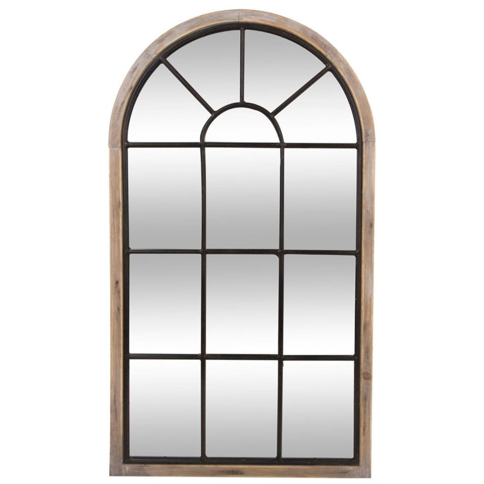 WANDSPIEGEL dekorativ 60/2/106,5 cm - Beige, Holzwerkstoff (2/106.5/60cm) - Atmosphera Createur d´interieur