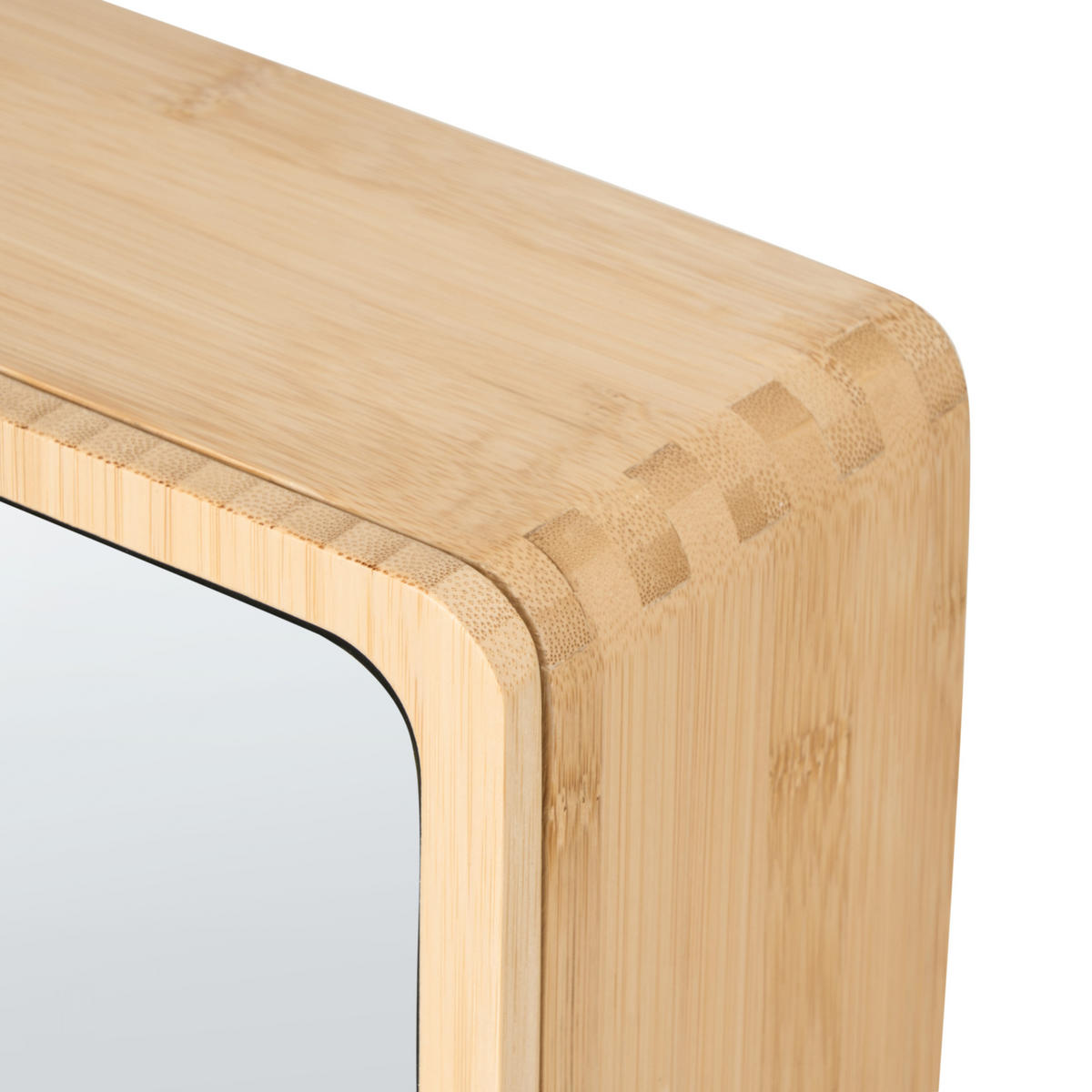 KOUPELNOVÁ ZRCADLOVÁ SKŘÍŇKA 41/61 cm Světle hnědá Guatavita - hnědá/světle hnědá, dřevo (41/61/9cm) - Beliani