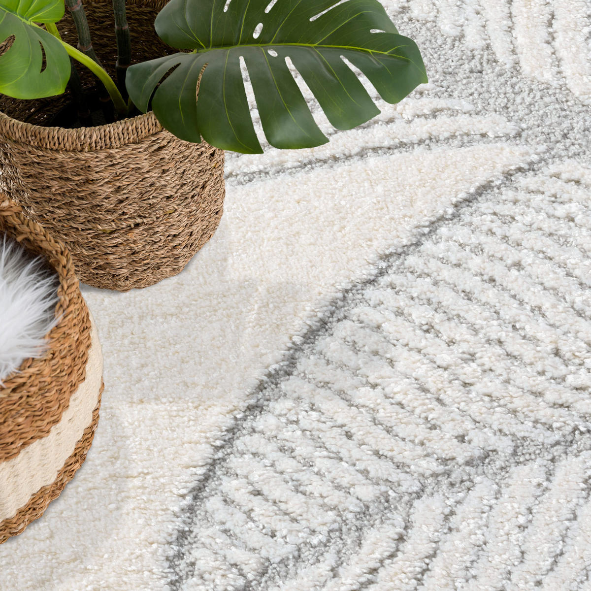 KURZFLOR-TEPPICH Lounge 0629 Grau 200x290 cm - Grau, Textil (200/290cm) - carpet city