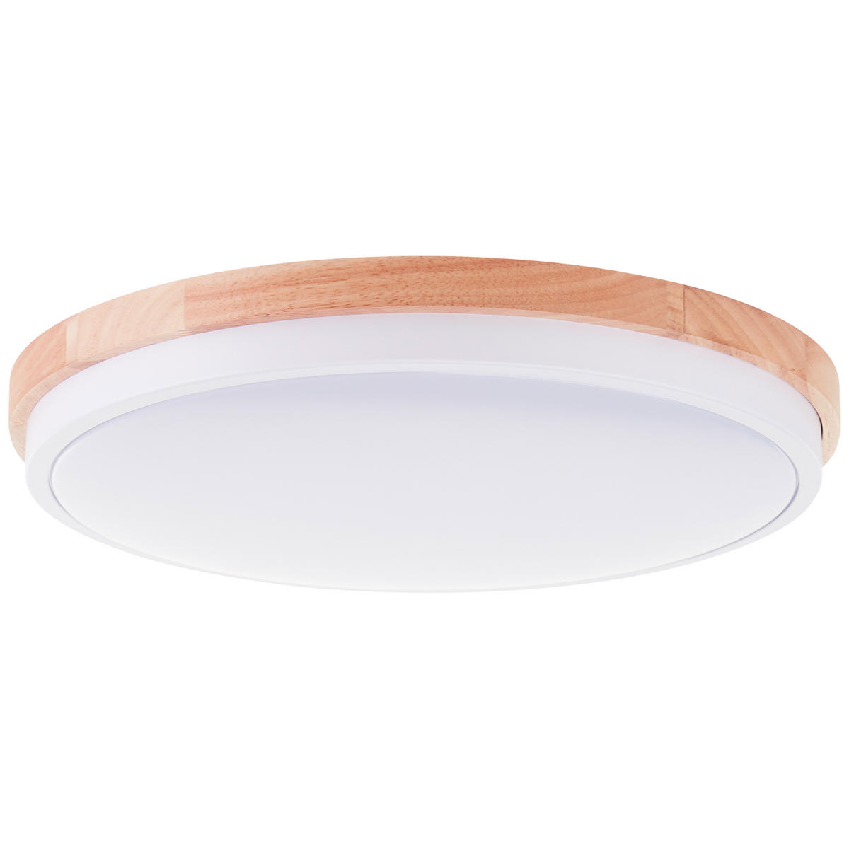 DECKENLEUCHTE Baarlo G80845/75 - Weiß, Holz (35/35/7.5cm) - Brilliant