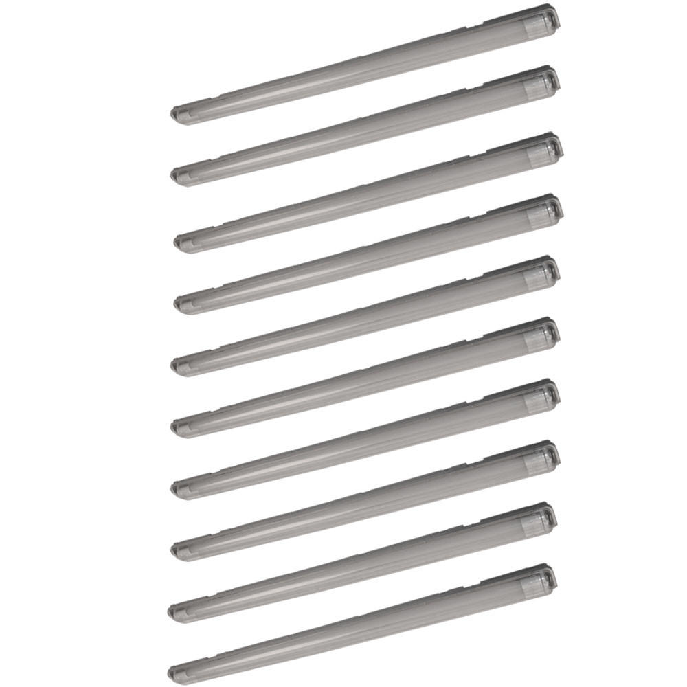 LED DECKENLEUCHTE Weiß Aluminium - Weiß, Kunststoff (126/11.2/6.3cm)