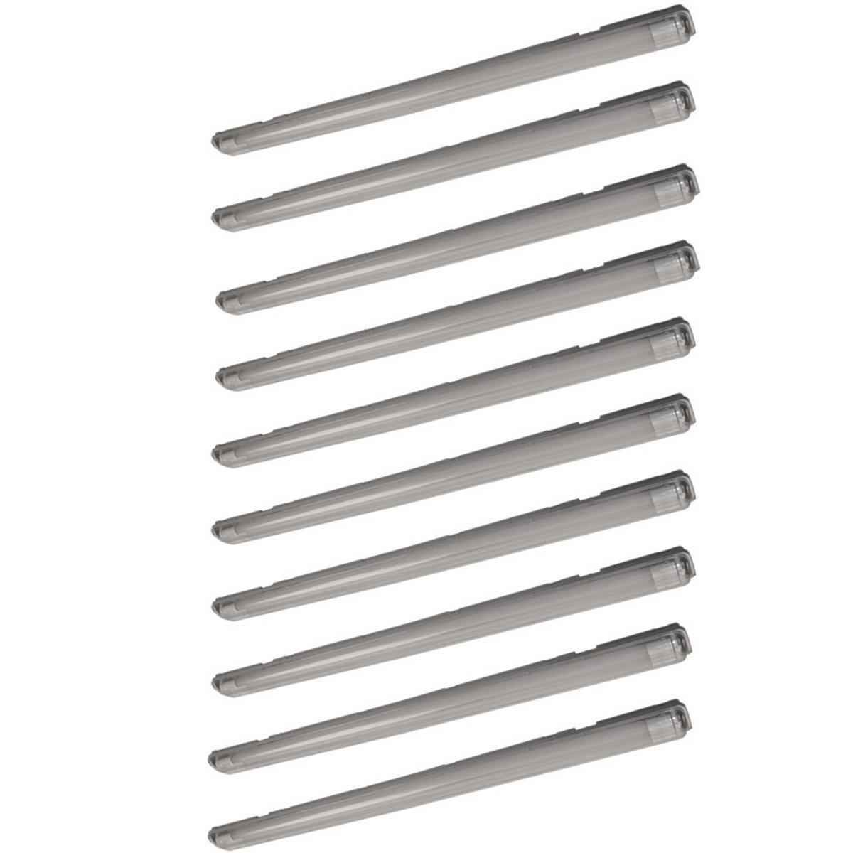 LED DECKENLEUCHTE Weiß Aluminium - Weiß, Kunststoff (126/11.2/6.3cm)